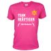 Herren JGA-Shirt Team Bräutigam - Western Sheriff - Pink