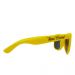 Gelbe JGA Sonnenbrille mit Team Braut-Aufdruck