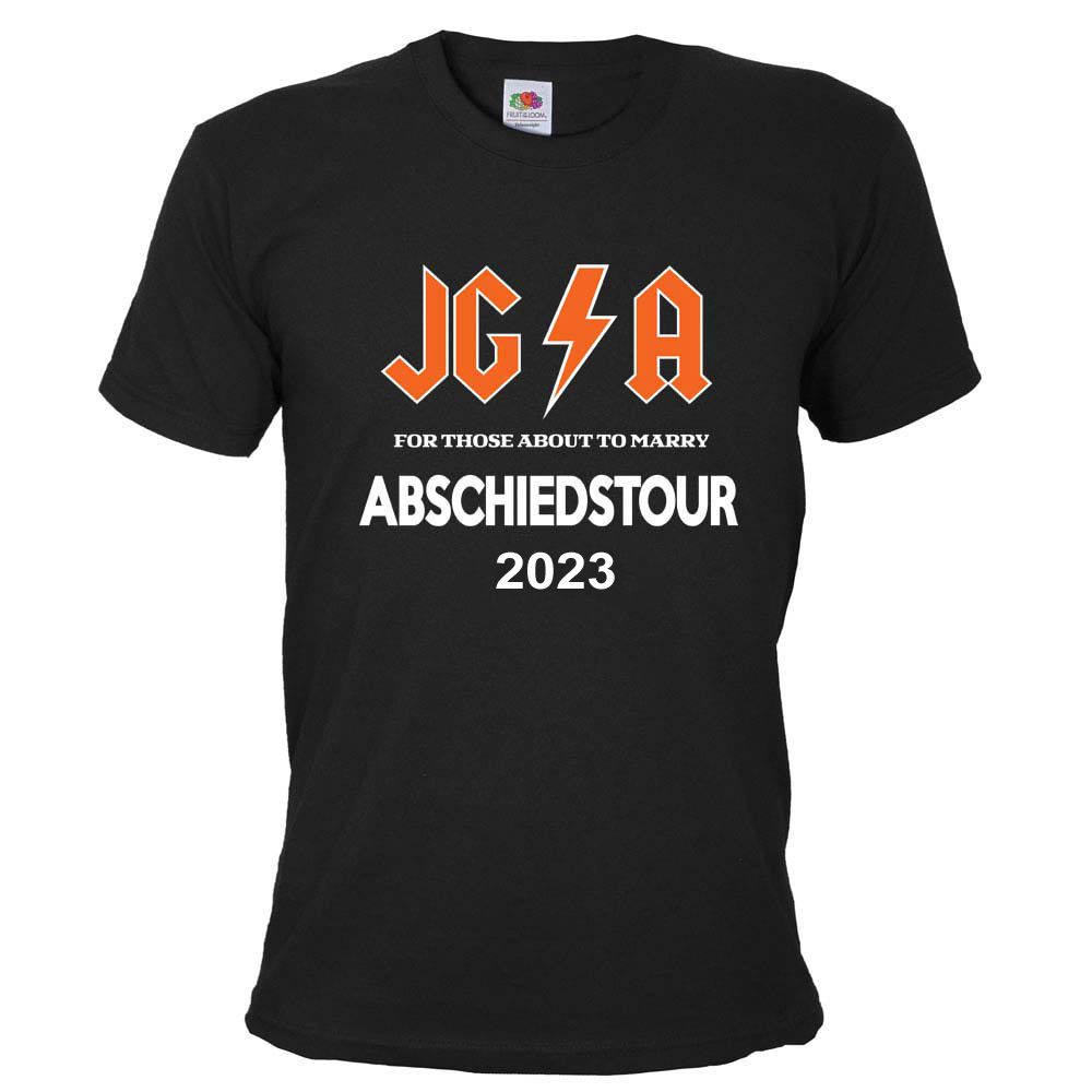 nyhed forfatter forkæle JGA-Shirt "Abschiedstour" - Hard Rock - Schwarz